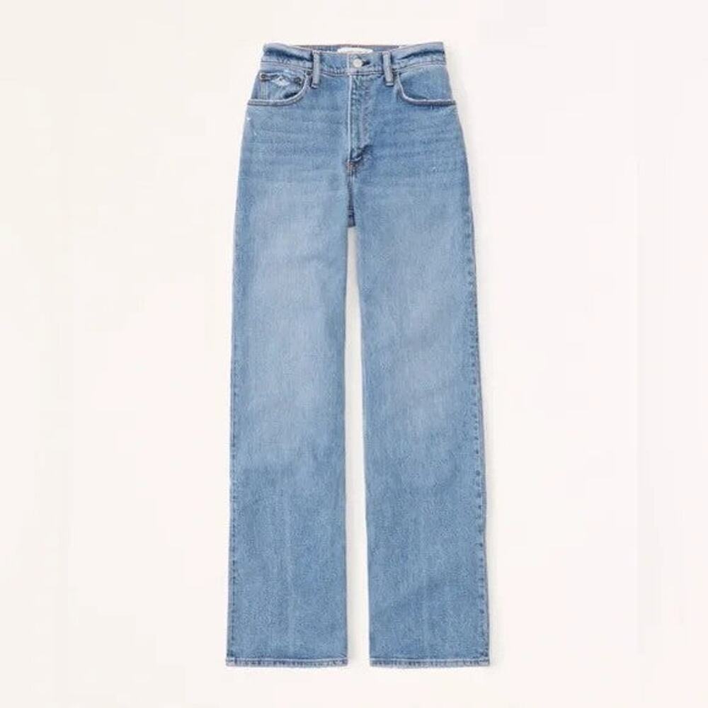 Abercrombie & Fitch High Rise 90s Relaxed Jean - 27 SHORT
